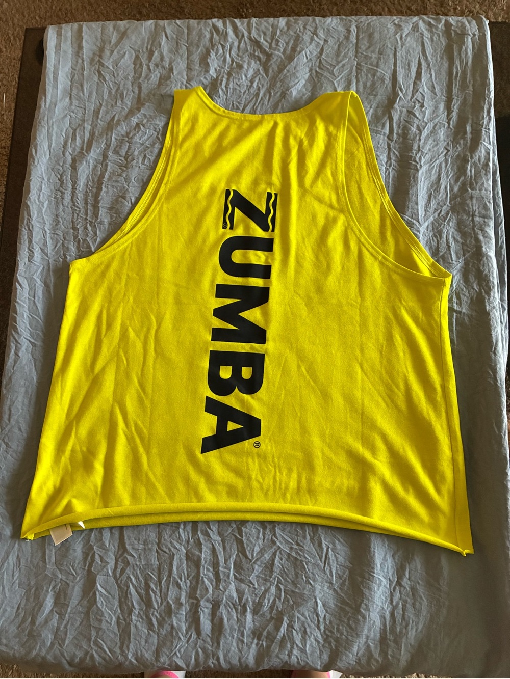 Zumba Yellow 'Dance in Color' Graphic Tank Top - Picture 2 of 3